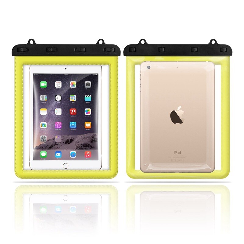 Waterdichte Zwemmen Tas Multi-Gebruik Diversen Outdoor Transparante Strand Snorkelen Diepe Duiken Surfen Vissen Mobiele Telefoon Tas: Yellow