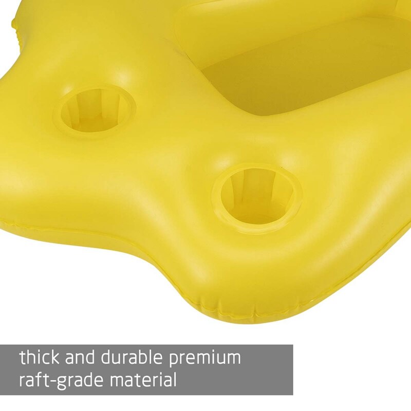 2x Summer Pool Inflatable Cup Holder Water Party Ice Bar Swimming Pool Float Beer Beverage Cooler Pvc Shape & Green Coco