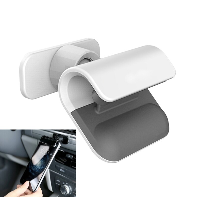 Universele Auto Telefoon Houder Gravity Auto Navigatie Stand Multifunctionele Telefoon Houder Voor 7 Inch 360 Graden Telefoon Beugel Plakken Typ: White