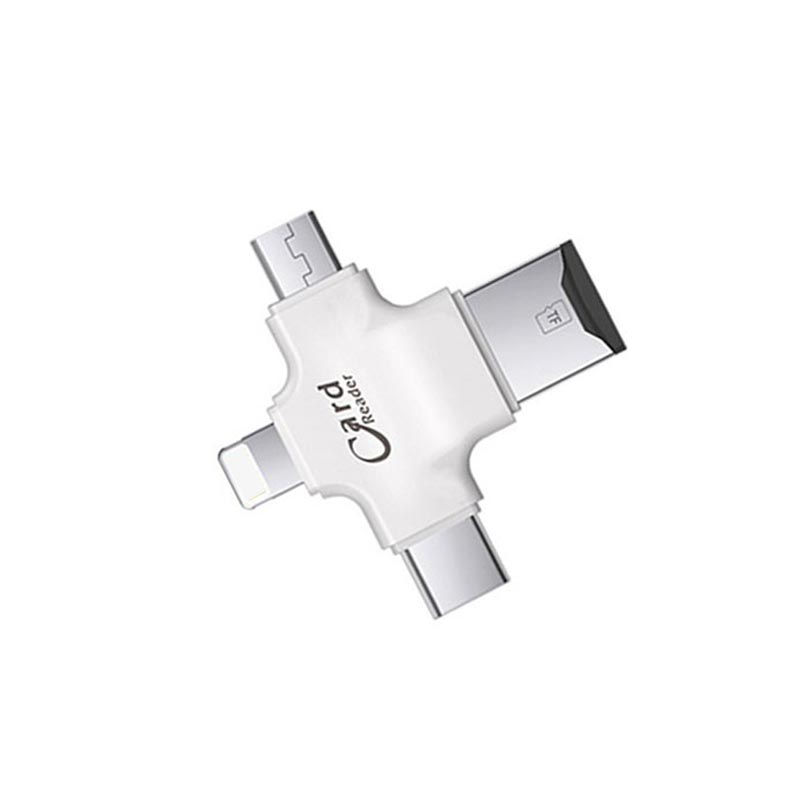 Ingelon 4 in 1 SD Kartenleser usb-C Mikro USB MicroSD Typ C für ipad/iphone 7Plus 6s5s MacBook OTG TF Leser sd auf cf Adapter