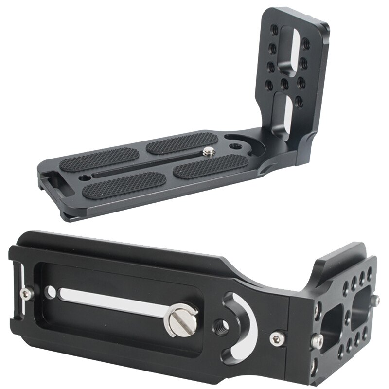 L Vorm Aluminium Fotografie Quick Release Plate Mount Houder Accessoires Voor Balhoofd Statief Canon Nikon Dslr Camera 'S