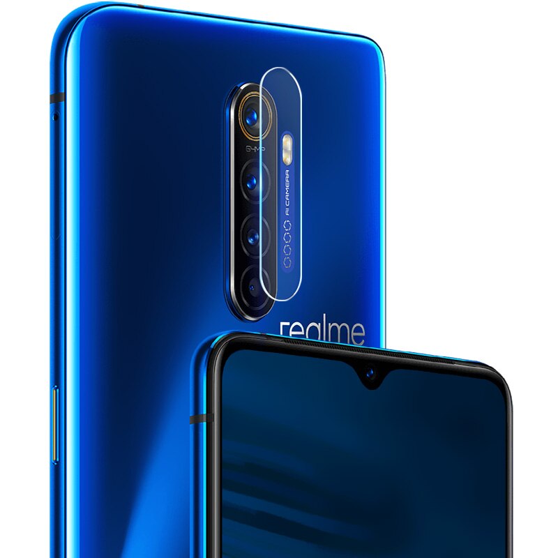 3in1 protezione dello schermo di vetro + clear Airbag Anti-caduta cassa del telefono per oppo OPPO Realme realme xt XT x2 x2 5 pro obiettivo di macchina fotografica di vetro