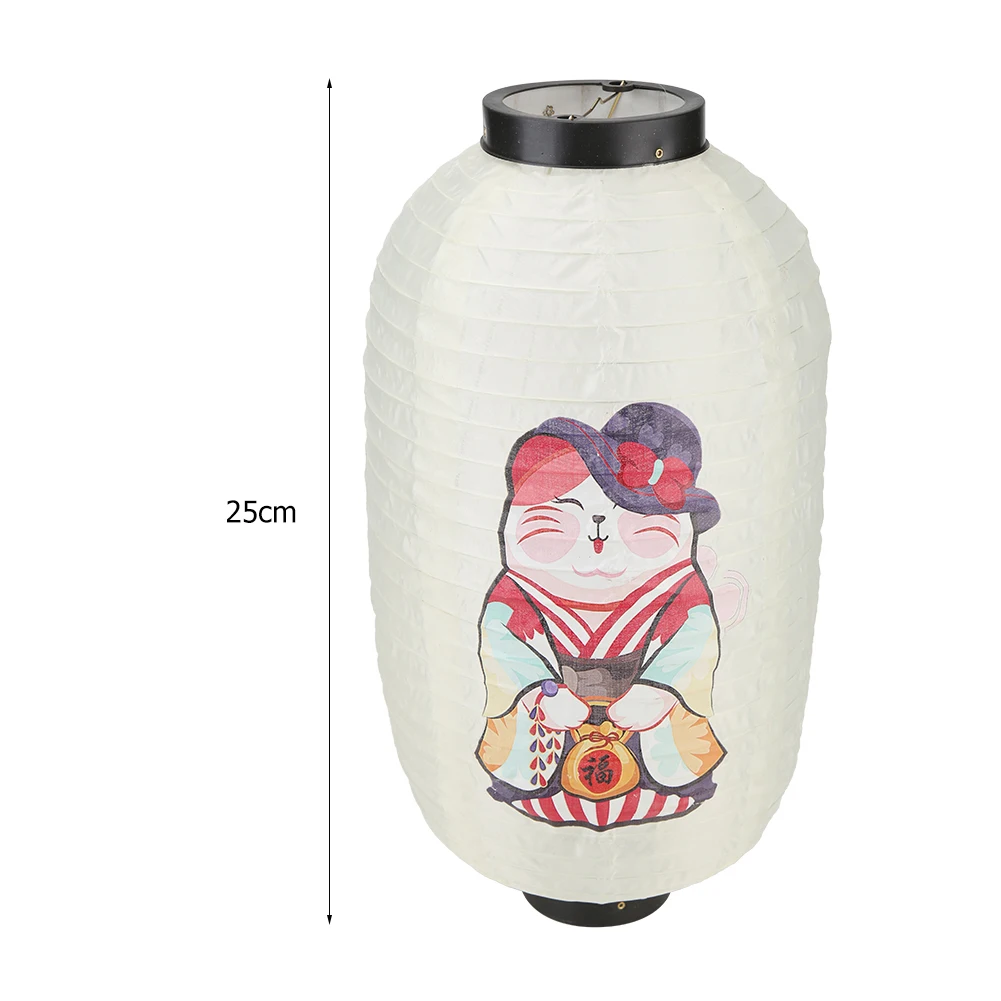 Linterna japonesa impermeable con estampado tradicional, farol colgante para decoración de restaurante, Ramen, Sashimi, Sushi