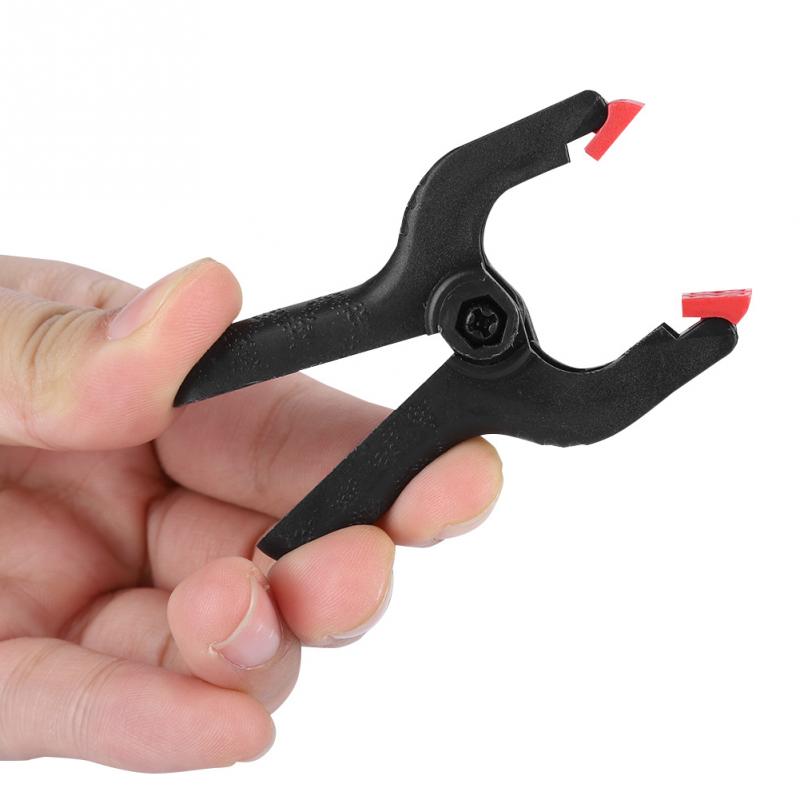 2 inch Spring Clamps DIY Phone Repair Fixture LCD Screen Fastening Clamp Woodworking Tools Plastic Nylon Clamp Spring Clip