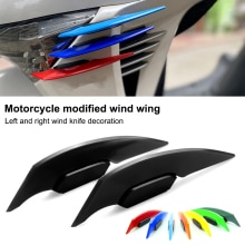 Alerón aerodinámico Universal para motocicleta, pegatina de decoración para Moto, Scooter, 1 par