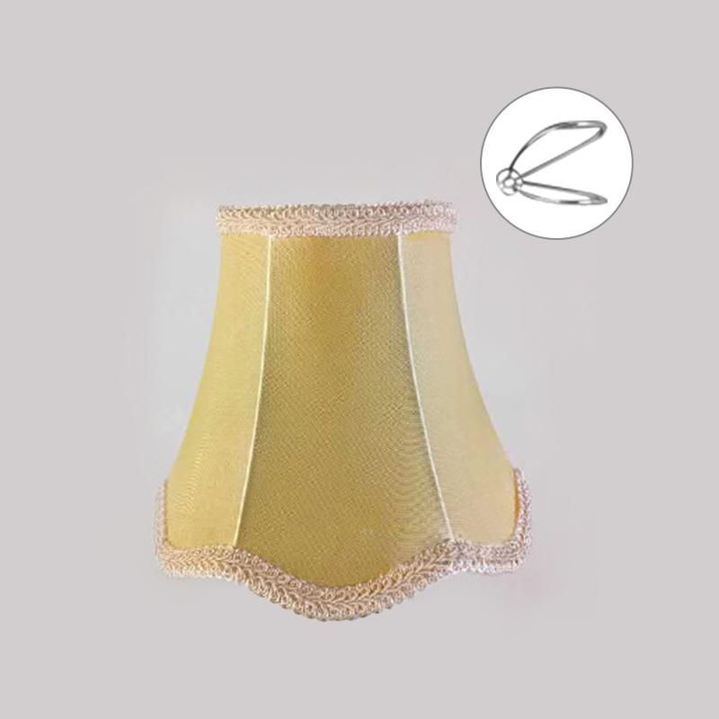 Laingderful bølget lampeskærm moderne kortfattet lampedæksel bordlampe lampeskal væglampeskærm til krystallysdæksel: Stil 3