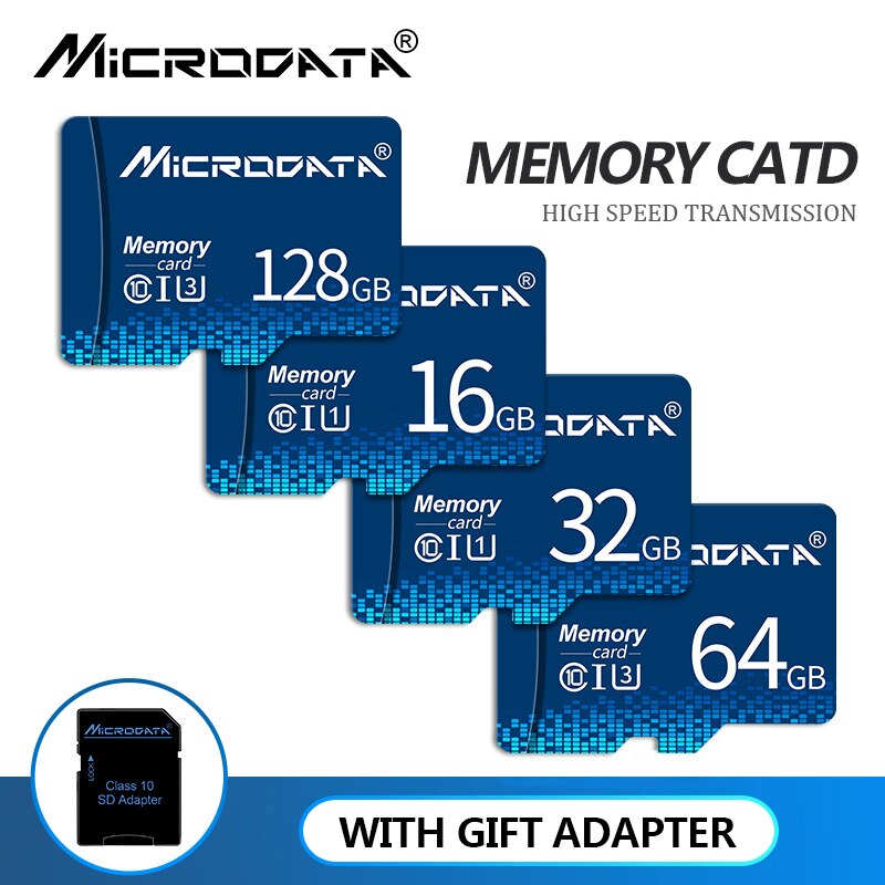 Micro tarjeta SD de 1 GB 2 GB 4GB 8GB 16GB 32 GB 64GB 128GB Clase 10 De UHS-1 Flash tarjeta de memoria TF Tarjeta de 32 GB para las cámaras de smartphones