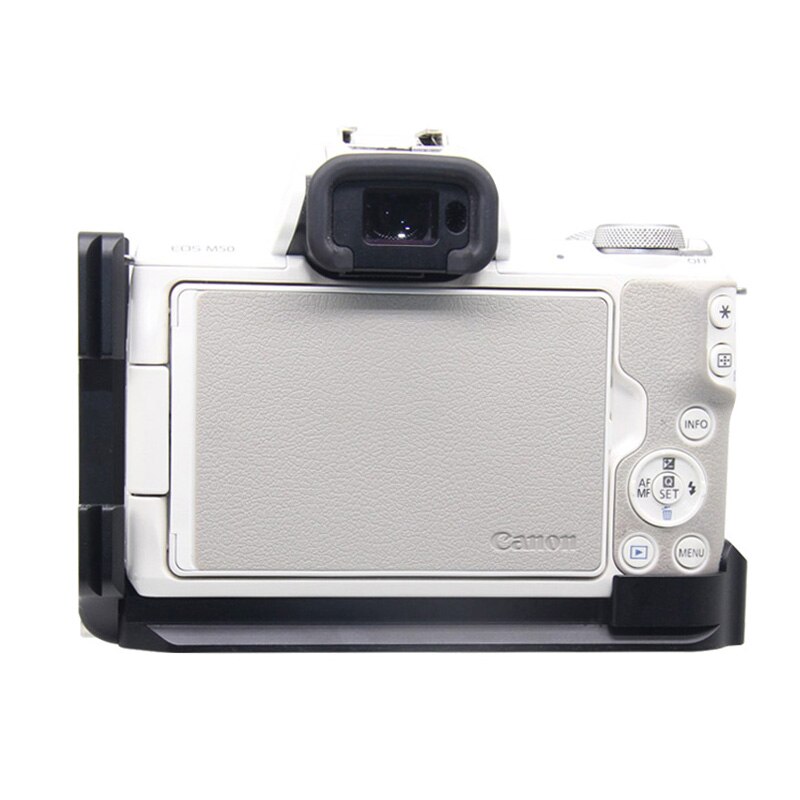 Accessoires pour appareil photo Canon EOS M50, support de plaque en L en métal à dégagement rapide, montage à vis 1/4