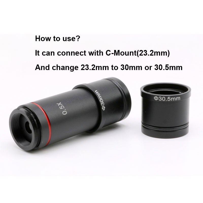 23.2mm to 30mm 30.5mm Stereo Microscope Adapter Ring Electronic Eyepiece Camera Accessories Interface Conversion Adapter