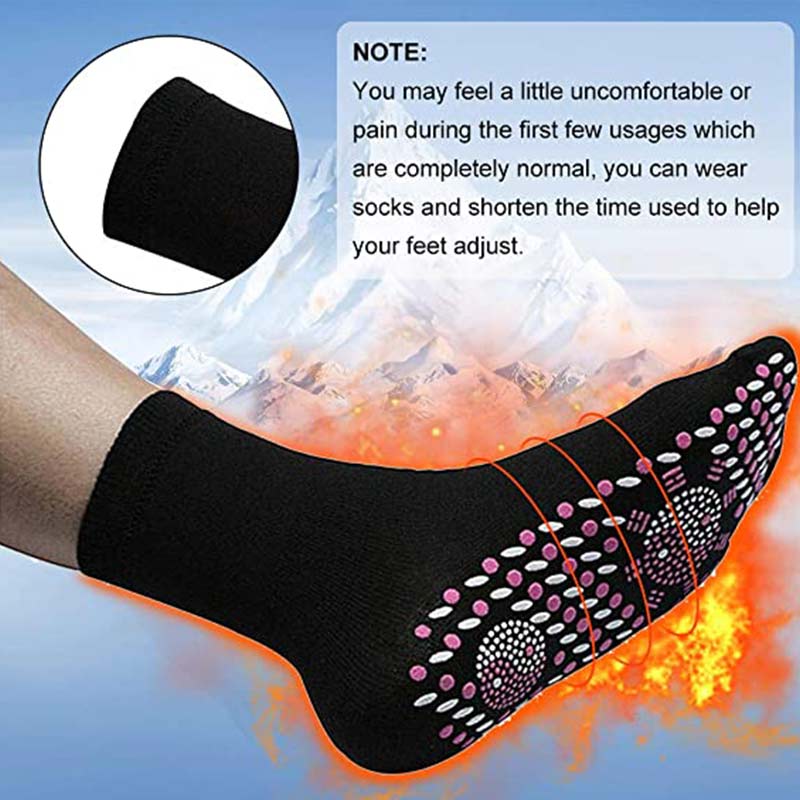 Magnetische Sokken Unisex Zelfopwarming Gezondheidszorg Sokken Toermalijn Magnetische Therapie Comfortabel En Ademend Voet Massager Warm