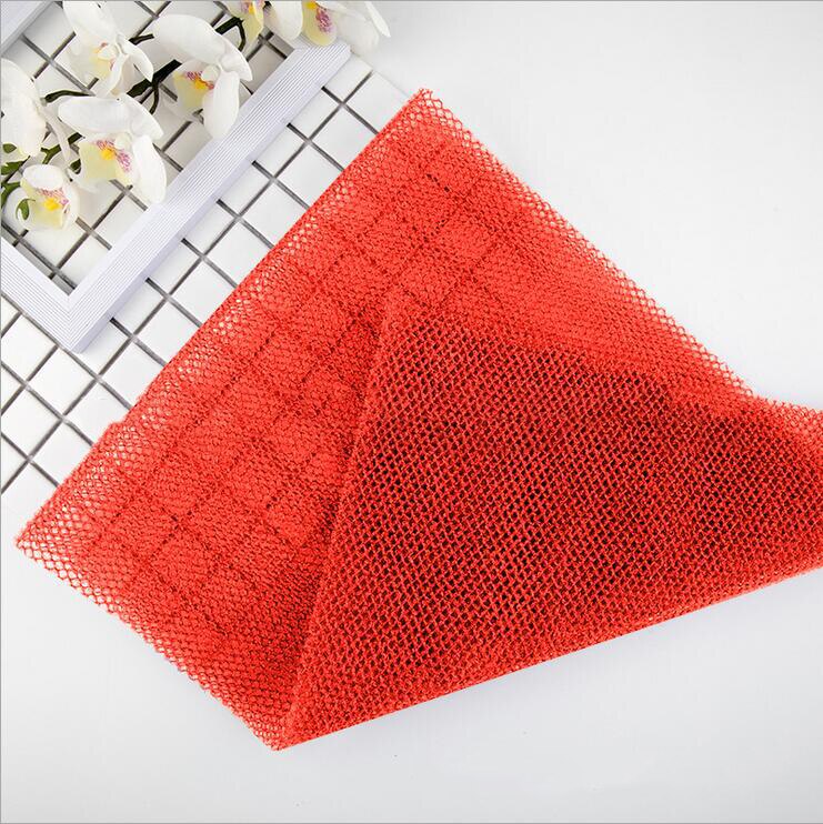 1Stck Afrikanischen Netz Schwamm, 30x80cm Afrikanische Peeling Körper Netto Schrubben Waschen Netz Waschlappen Lange bat Schwamm Netto Dusche: rot