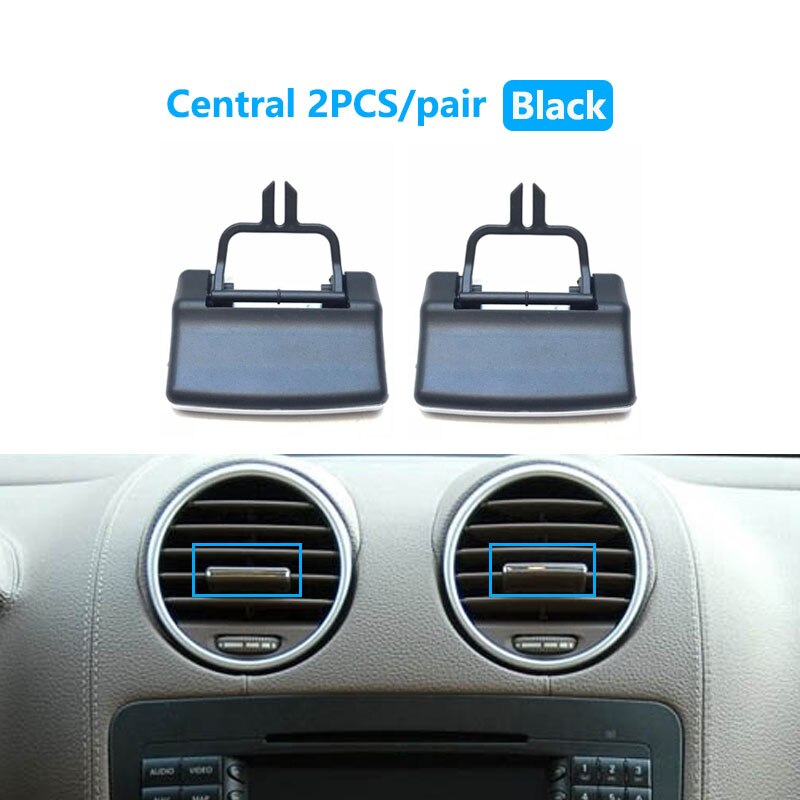 Auto Front Airconditioning Ac Vent Grille Clip Slider Voor Mercedes Benz W164 Ml Gl 300 350 450 500 2007