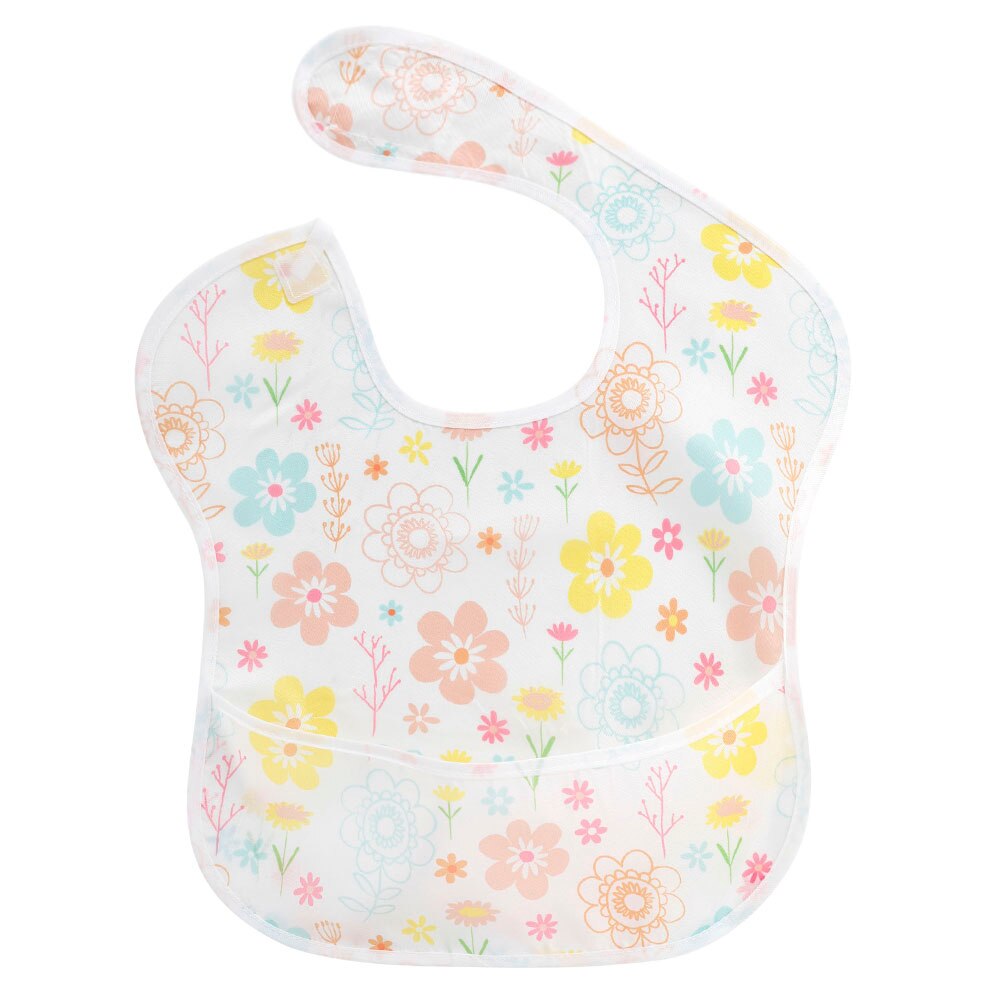Wasserdicht Baby Lätzchen 100% Polyester TPU Beschichtung Fütterung Lätzchen Waschbar Baby Lätzchen mit Lebensmittel Fänger für Babys: WD0015