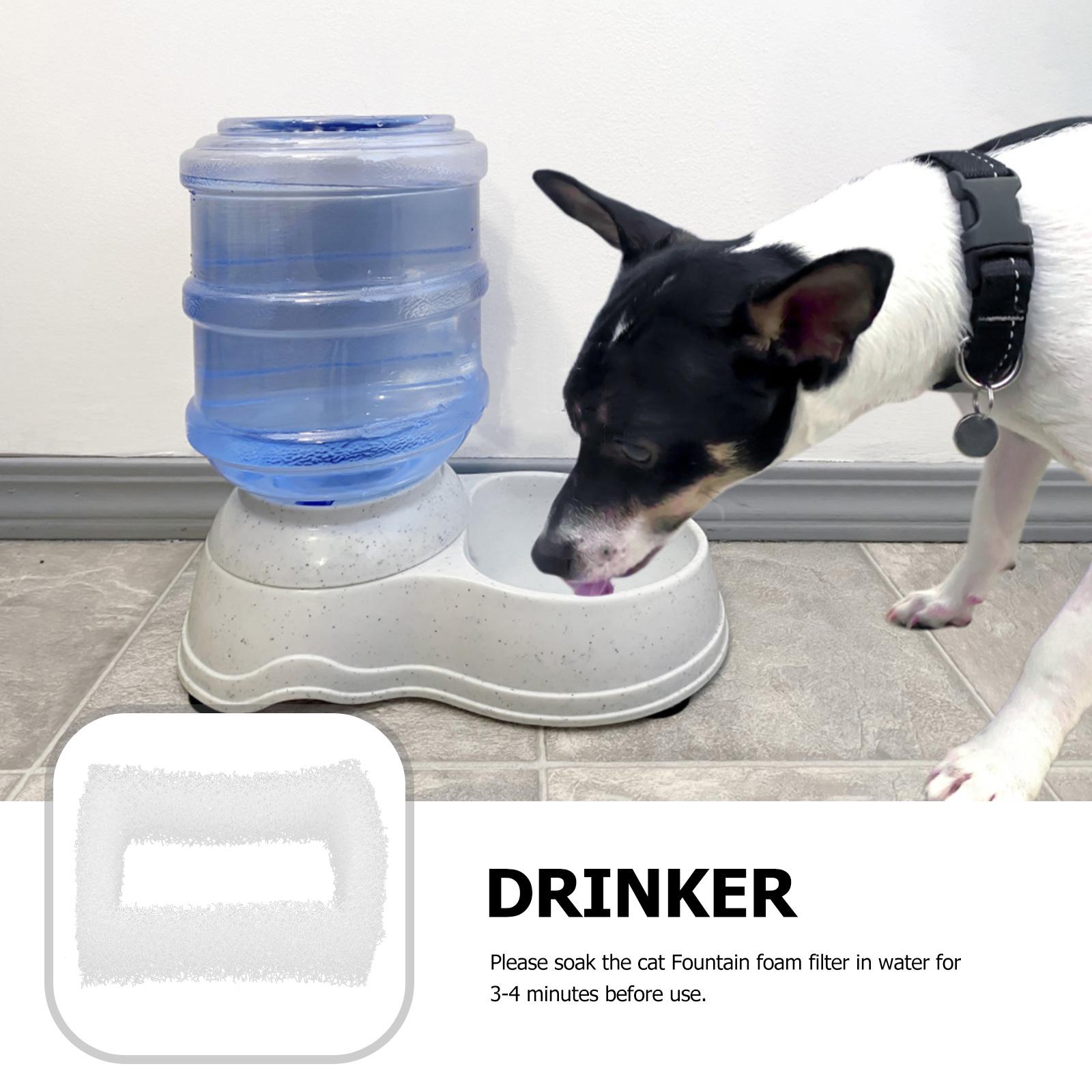 12-delige filterspons voor huisdierwaterfontein Kat drinkdispenser Auto Automatische waterverfrissing Huisdierenbenodigdheden