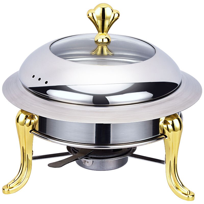 stainless steel alcohol stove household /commercial Removable small chafing dish solid fuel boilersmall dry pot MJ710
