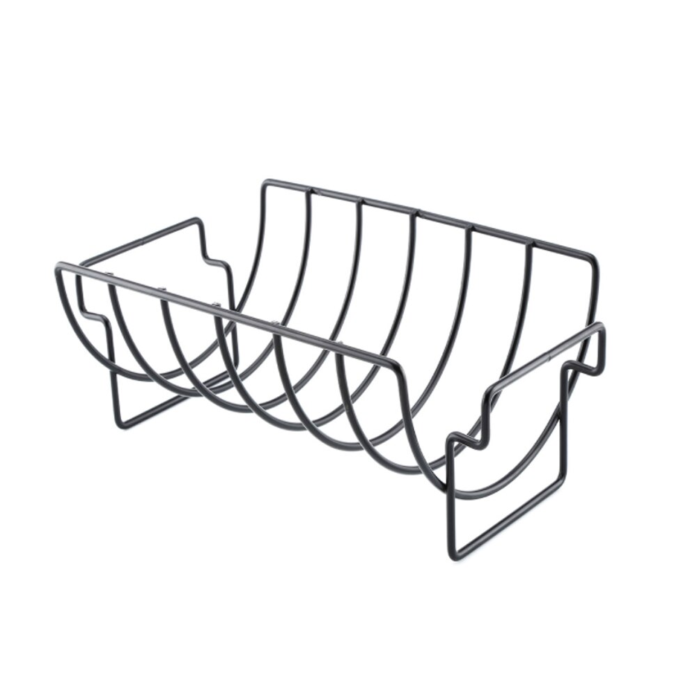 BBQ Grill Barbecue Accessories Tools For Home Park Iron Grilling Basket Portable Stainless Steel BBQ Grill Folding BBQ Grill: Rib rack
