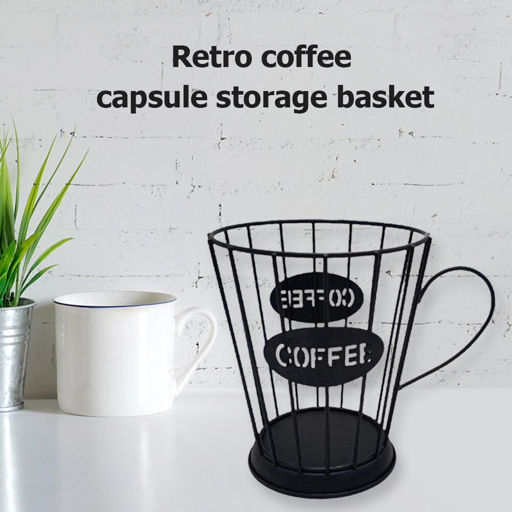 Kaffee Kapsel Universal Lagerung Korb Kreative Kaffee Tasse Obst Kaffee Pod Organizer Halter für Home Cafe Hotel Ornament