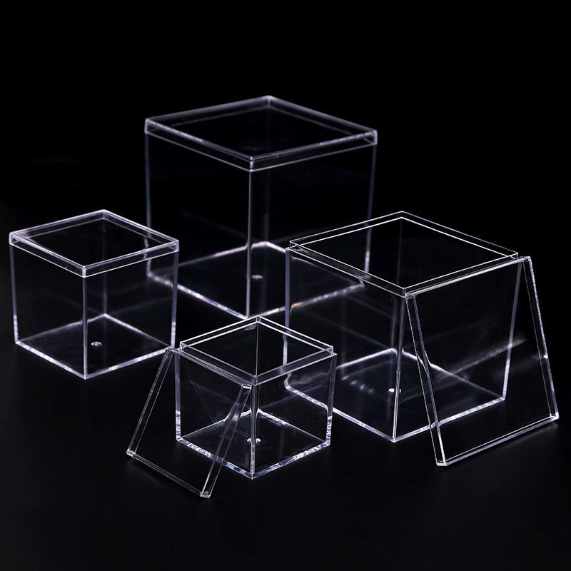 Aquarium Accessories Betta Fish Tank Gold Fish Transparent Food Grade Plastic Tank Isolation Square Box with Lid