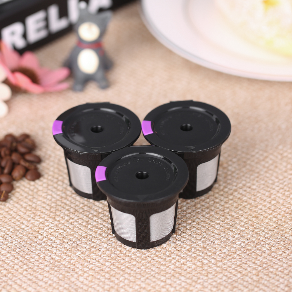 3 Stks/set Herbruikbare K-Cup Koffie Capsule Voor Keurig 2.0 &amp; 1.0 Brewers Hervulbare Koffie Filters