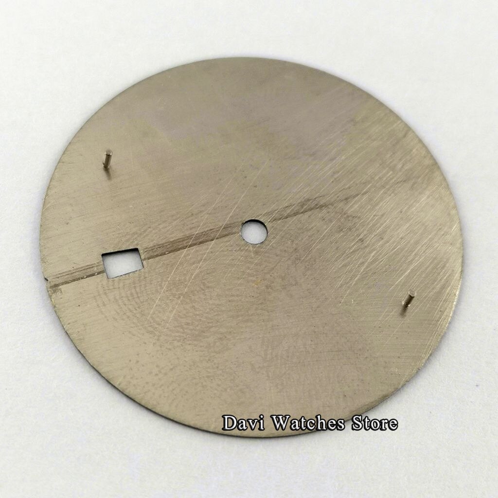 33.2Mm Bliger/Steriele Wijzerplaat Onderdelen Groen Lichtgevende Fit NH35 NH35A Automatische Beweging