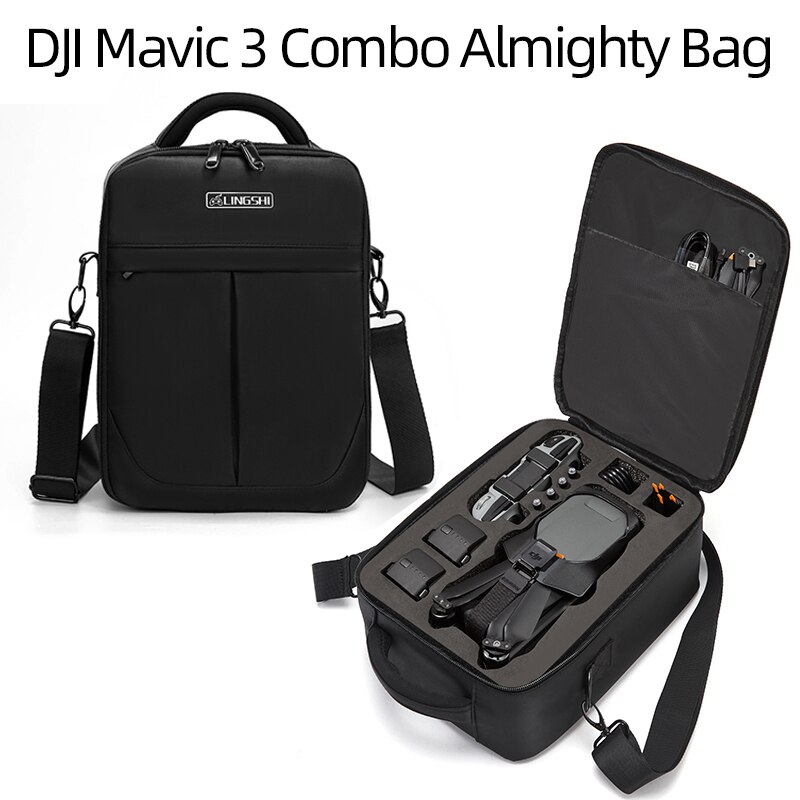 DJI-estuche de almacenamiento Mavic 3, bolsa de hombro impermeable, caja de almacenamiento rígida, bolso de mano para accesorios de Dron Mavic 3: Type 2