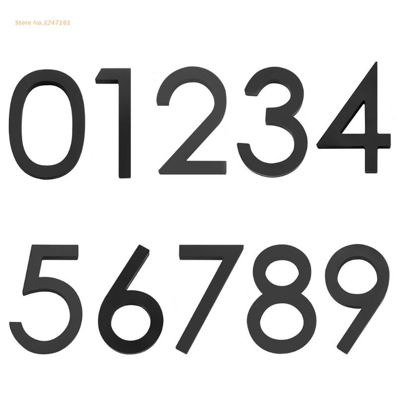 B0KC Floating House Number Modern House Numbers Visibility Signage for Home Address | Floating Mount or Flush Mount