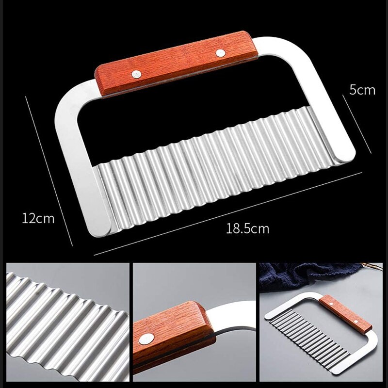 2 Pcs Stainless Steel Wavy & Straight Soap Mold Lo... Grandado