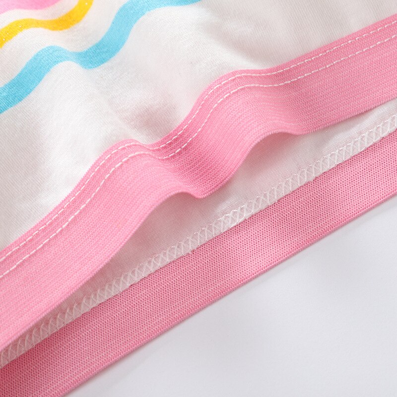 Crop Top For Girls Underwear Bra Cotton Clothes Kids Soft Cartoon Vest Children's Tank Tops For Teens Camisole Students