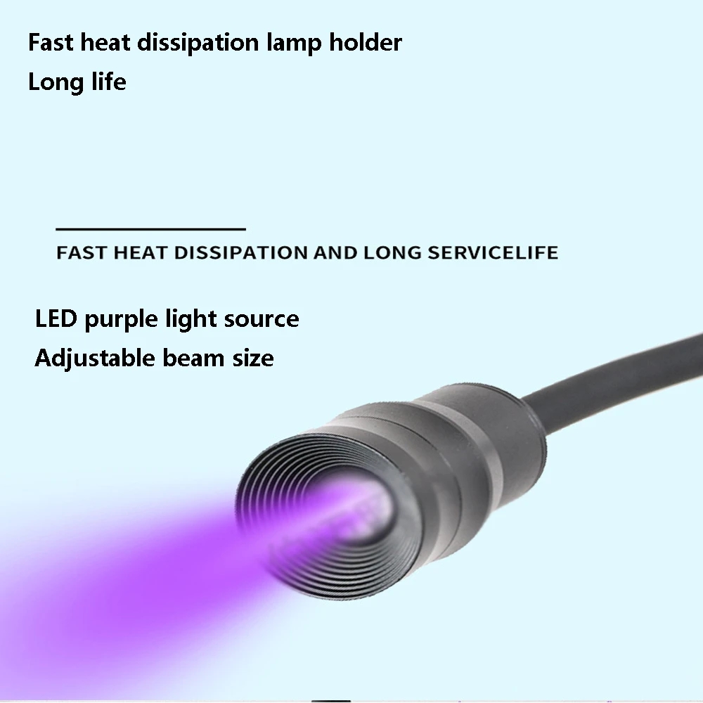 Usb led uv purple line hærdningslampe til skønhed, negle, øjenbryn, falske øjenvipper, fodtrin led gulvlampe