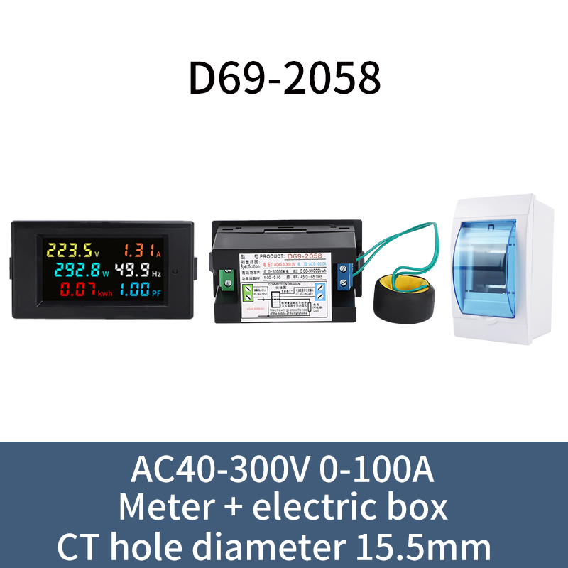 D69-2058 Six-Display Meter LCD Household Energy Me... – Vicedeal