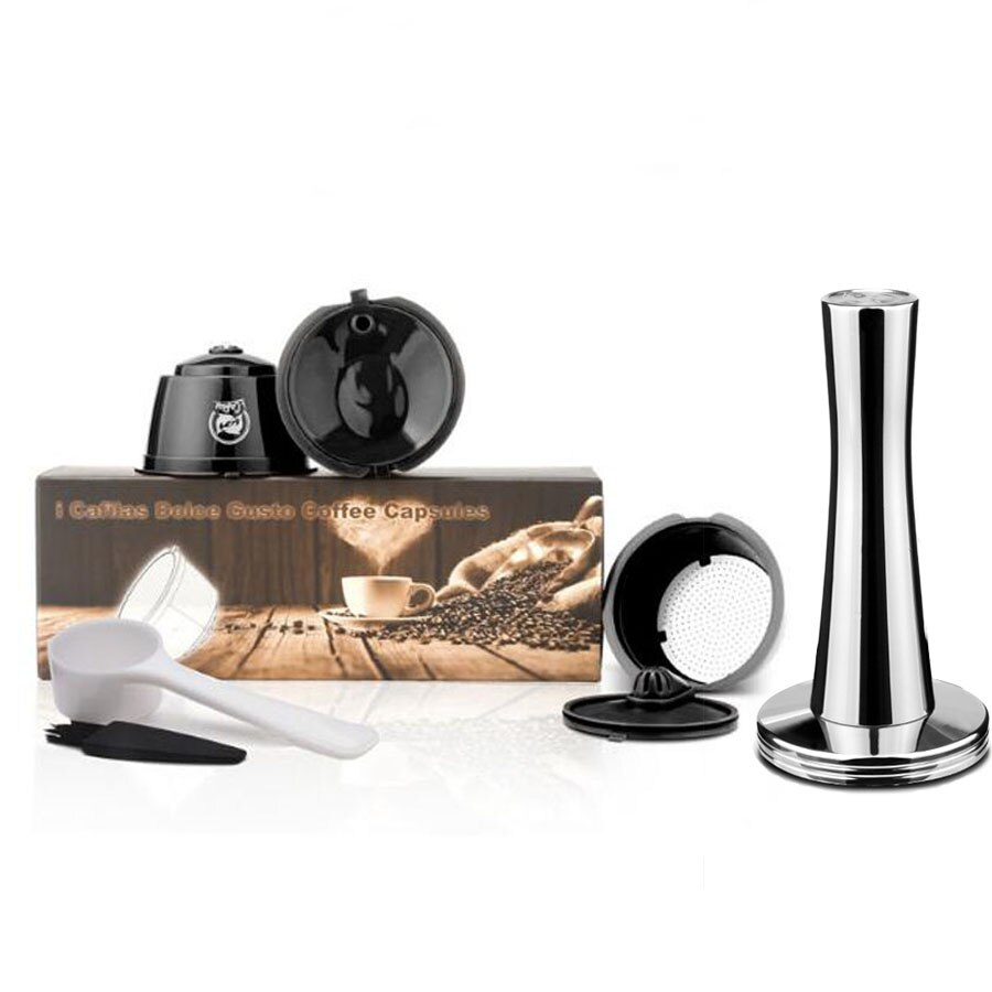 ICafilas Upgrade Dolci Gusto Capsule Crema Capsulas De Cafe &amp; Normal Verstion Recargables Reusable Coffee Capsula Latte Tool: Purple