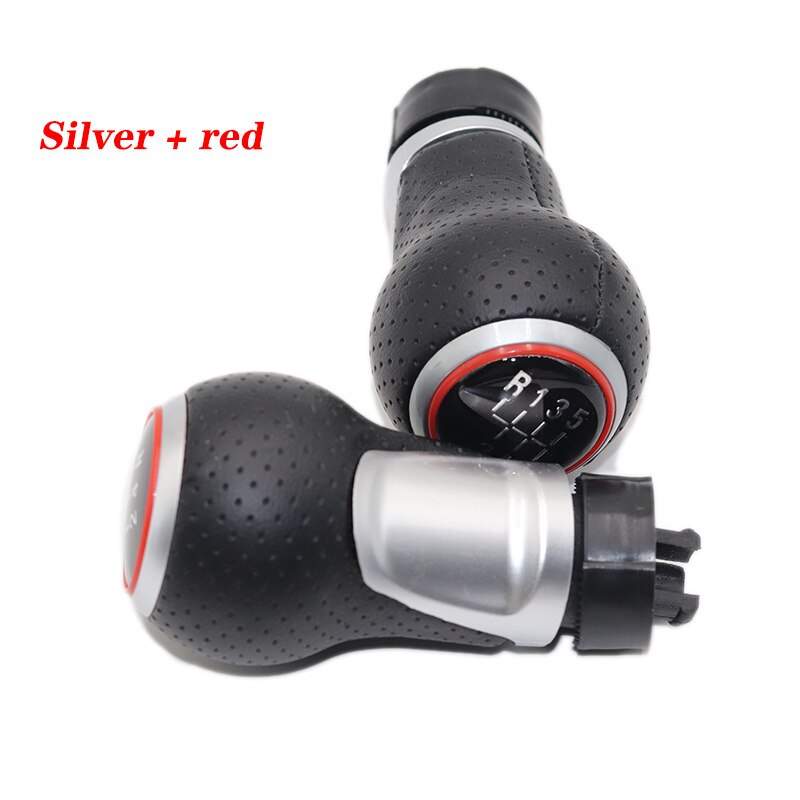 Voor vw tiguan 5n 2007 auto 5/6 versnellingen auto versnellingspook niveau pookknop met pu lederen laars