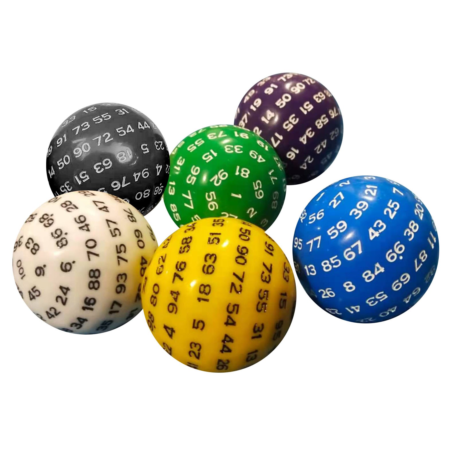 Polyhedral Dice 100 Sides Acrylic 100 Sided Cube D100 Game Dice