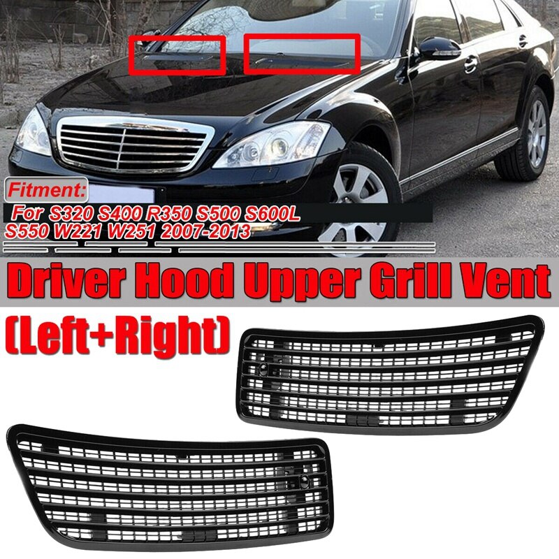 Auto Motor- Haube Oberen Kühlergrill Grill entlüften Abdeckung trimmen für Mercedes Benz W221 W251 2007