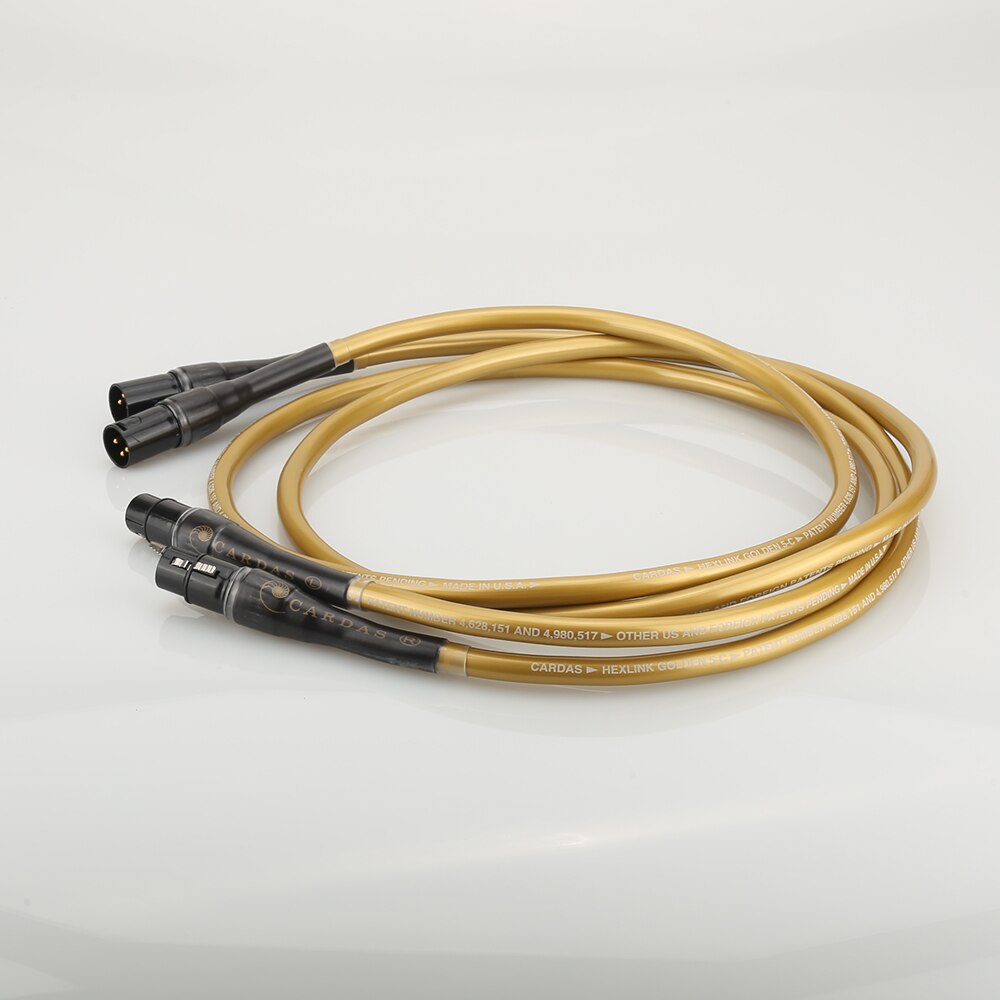 Kabel połączeniowy hexlink golden 5- c xlr hi-end para 1m przewód sygnałowy symetryczny