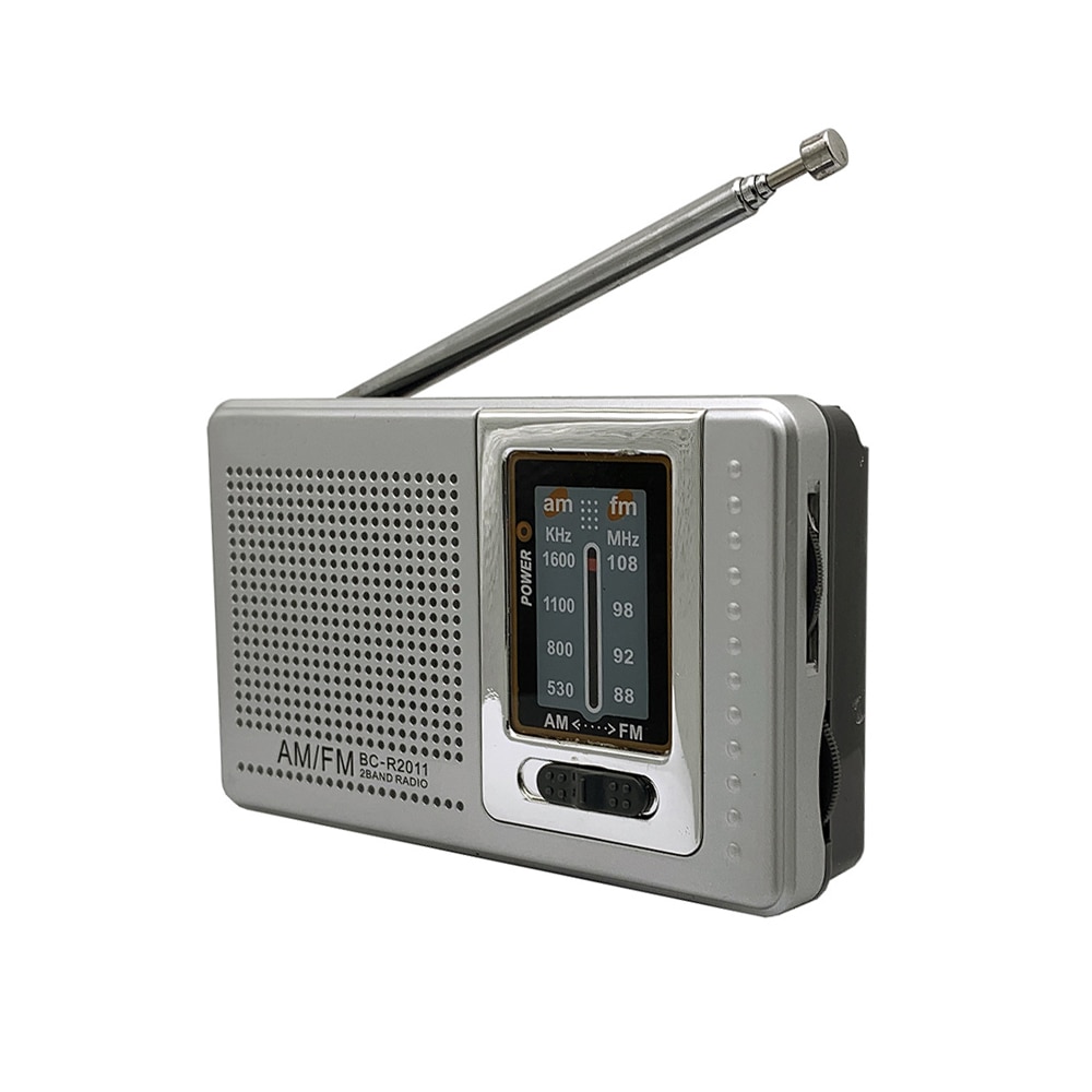 Mini Wide Reception Telescopic Antenna BC-R2011 World FM Receiver Easy To Carry Portable AM Radio