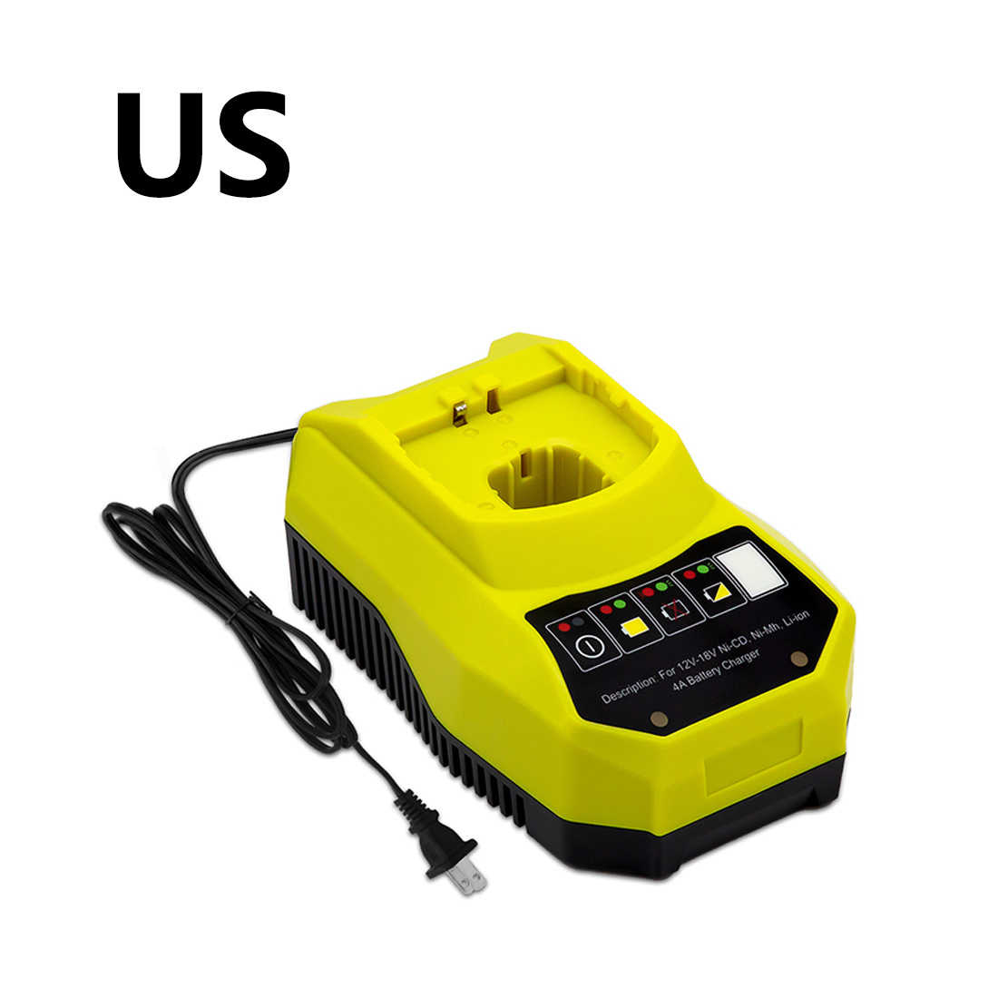 Voor Roybi P108 Batterij 6000mAh Met 6A Dual Charger Vervangende Batterij Voor Roybi 18V EEN Systeem P102 P103 P104 P105 P107 P109: Khaki