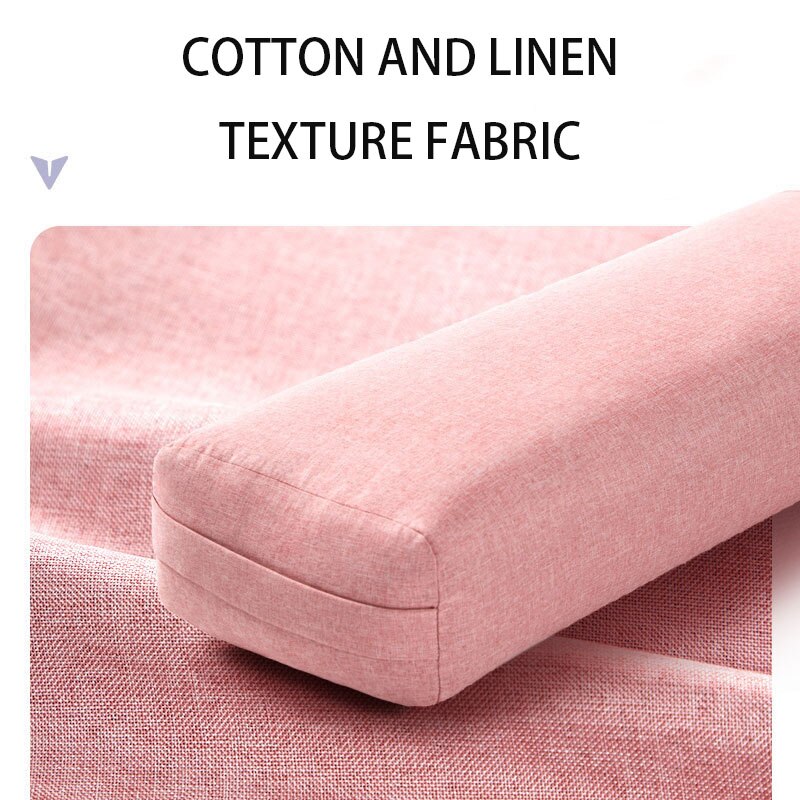 Katoen En Linnen Textuur Vierkante Yoga Kussen Spons Voering Fitness Hoge Elastische Yoga Mat Yoga Mat Yoga Accessoires Yoga Pijler