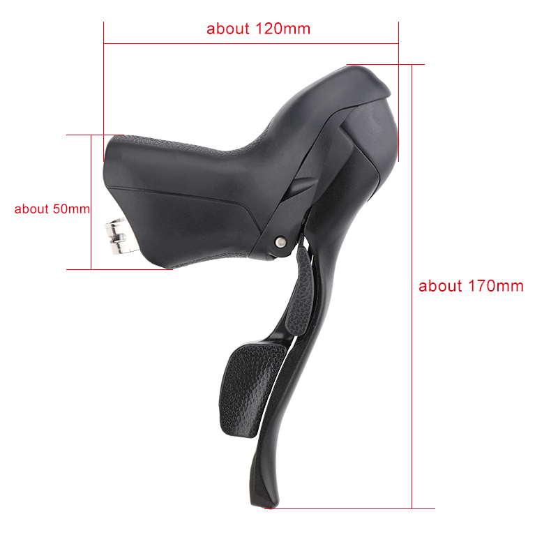 MicroNEW Rennrad Schalthebel 3x7 3x8 3x9 3x10 Geschwindigkeit Bremshebel Fahrrad 2x7 2x8 2x9 2x10 Geschwindigkeit Vorderrad Schaltwerk Für Shimano