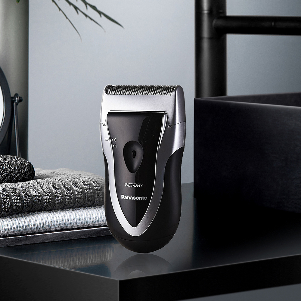 Panasonic Elektrisch Scheerapparaat Voor Mannen Baardtrimmer Scheerapparaat Draagbare Tondeuse Droge Mobiele Batterij Scheren Baard Machine
