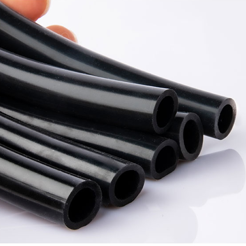 Tubo de silicona negra para riego de jardín, manguera de goma aislante de Grado Industrial, piezas de automóvil negras, identificación Universal de 3mm ~ 10mm