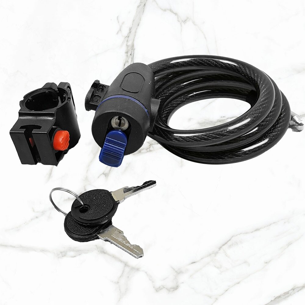 Theft Spiral Steel Cable Combination Code Accessories Cycling Lightweight Grills Universal Protective Bicycle Bike Lock