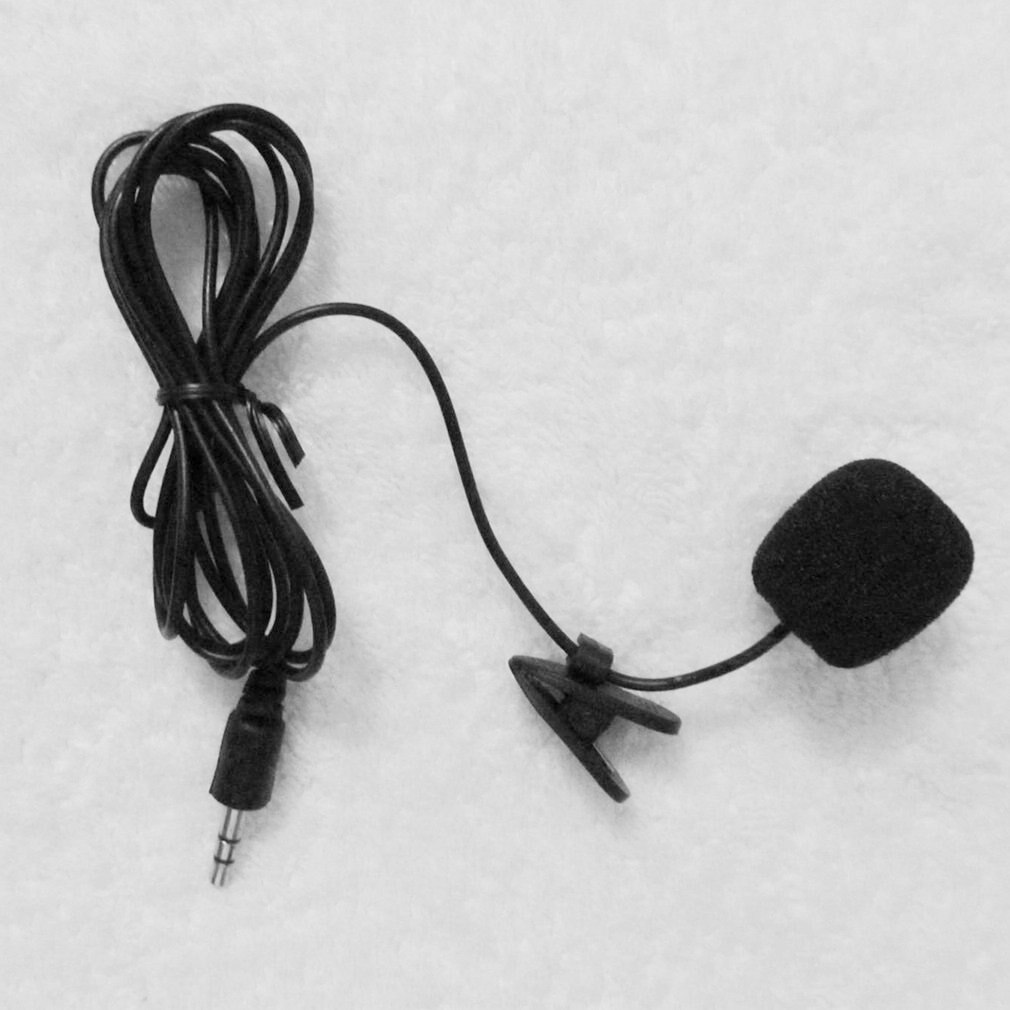 3.5mm mini portable microphone With microphone hands-free clip Hands-free communication PC Laptop Speaker
