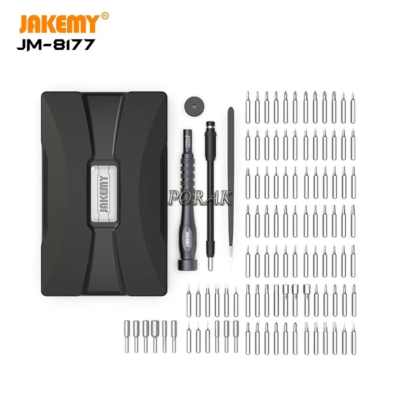 Jakemy JM-8177 Draagbare Mini Precisie Schroevendraaier Tool Set Voor Mobiele Telefoon Computer Lenzenvloeistof Thuis Diy Reparatie
