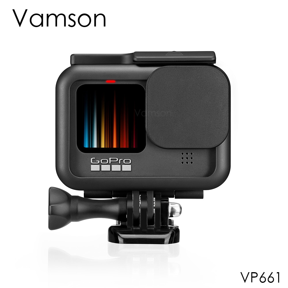 Vamson for GoPro Hero9 Black Frame Case Border Protective Cover Housing Case Mount for GoPro Hero 10 9 Lens Protection Accessory