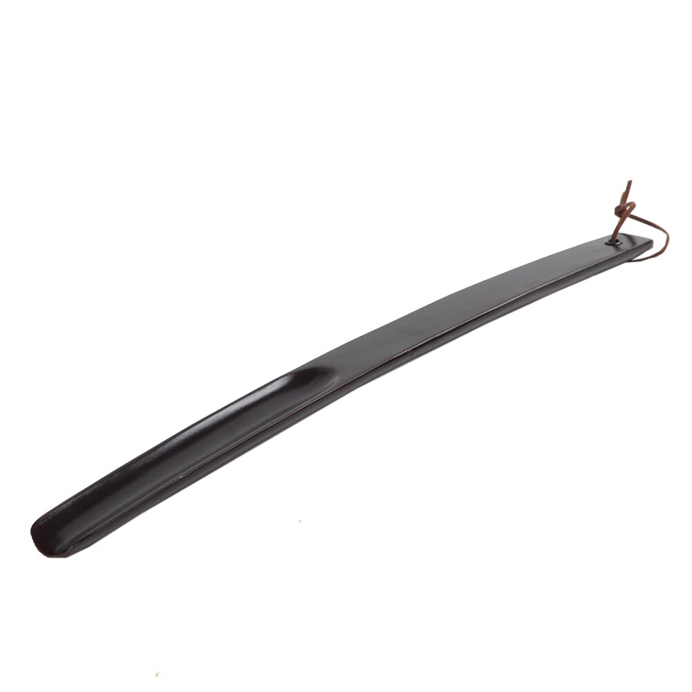Houten schoenlepel met lange steel, geschikt voor hotellaarzen, geurbestendig, draagbaar, lepeltje, thuis, atletisch, ophanglus, willekeurige kleur