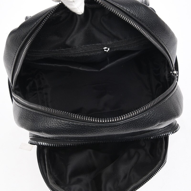 Borsa a tracolla per zaino in pelle PU da donna per zaino da scuola multifunzione per ragazze adolescenti