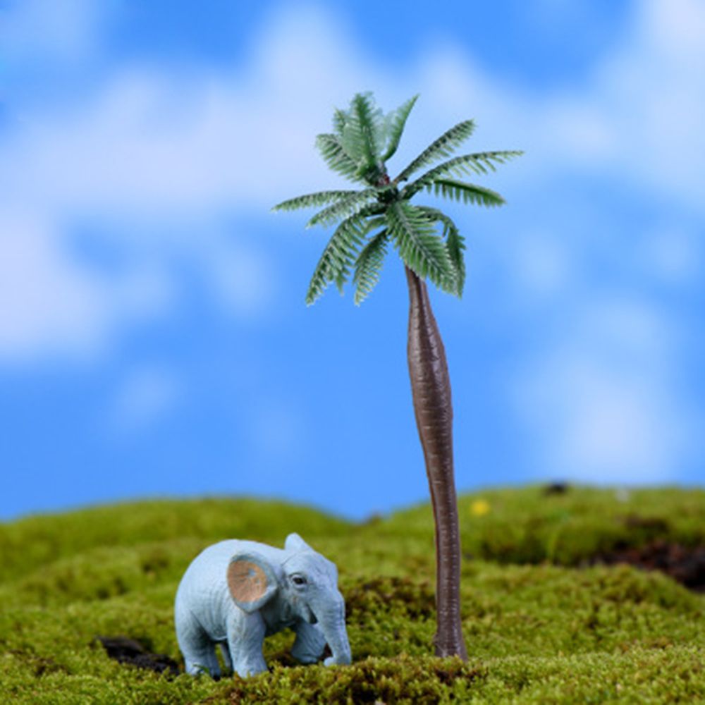 1pcs 7cm Simulation Tree Landscaping Flower Tree Hawthorn Coconut Tree Christmas Decoration Home Decor: coconut tree