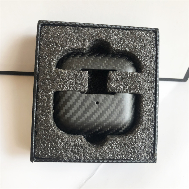 Real Carbon Fiber Earphone Case for Apple Airpods 3 Carbon Fiber Earphone Wireless Bluetooth for AirPods Pro 2）Case: 2XS / Khaki