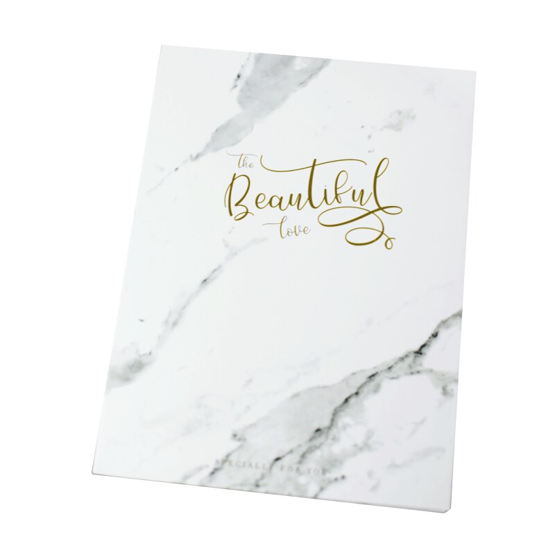 Cartel en este patrón de mármol, libro de firmas de boda, Página interior en blanco, suministros para de boda: Default Title